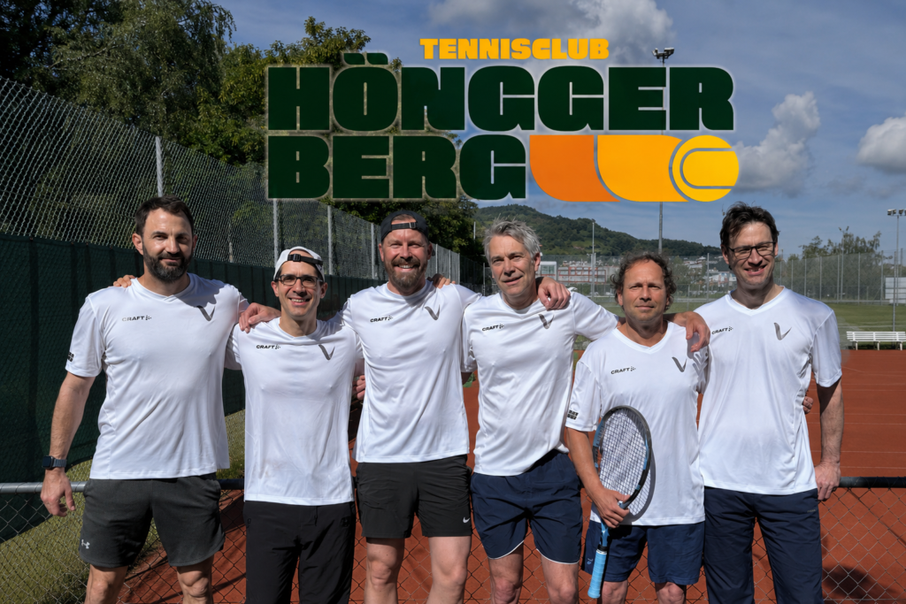 Sechs aktive Mitglieder des Tennisclubs Hönggerberg.
